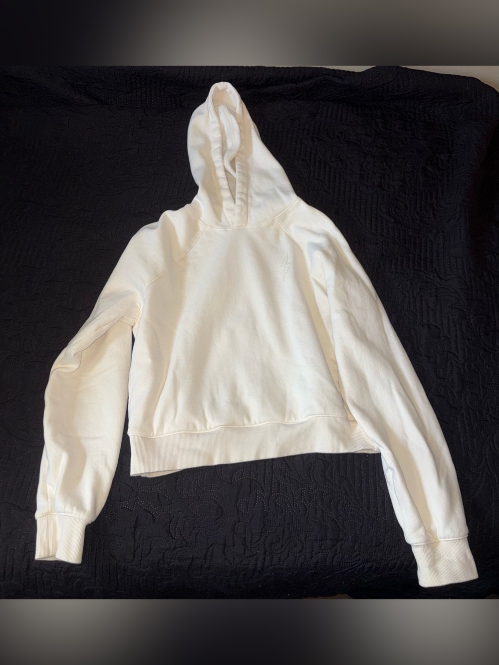 Marine Layer Cream Pullover Hoodie Size Small